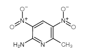 2-氨基-3,5-二硝基-6-甲基砒啶结构式