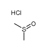 (methylsulfinyl)methane hydrochloride Structure