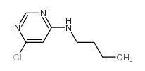 6-丁基氨基-4-氯嘧啶结构式