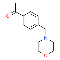 1-(4-(morpholinomethyl)phenyl)ethanone Structure