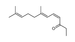 7,11-dimethyldodeca-4,6,10-trien-3-one structure