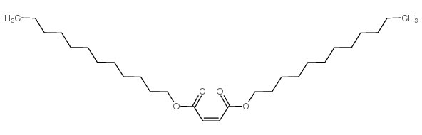 2-Butenedioic acid(2Z)-, 1,4-didodecyl ester结构式
