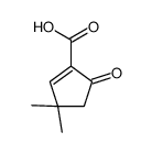 1-Cyclopentene-1-carboxylicacid,3,3-dimethyl-5-oxo-(9CI) Structure