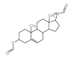 Formamide, N-[(3b)-3-(formyloxy)androst-5-en-17-yl]-(9CI)结构式