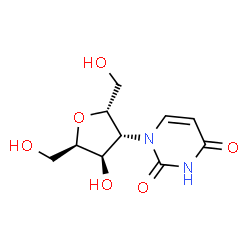 2,5-ANHYDRO-3-DEOXY-3-(3,4-DIHYDRO-2,4-DIOXO-1(2H)-PYRIMIDINYL)-D-IDITOL Structure