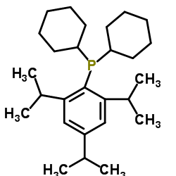 ((2,4,6-三异丙基)苯基)二-环己基膦结构式
