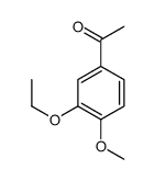 1-(3-乙氧基-4-甲氧基苯基)乙酮结构式