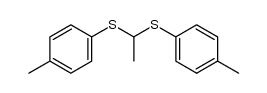 1,1-bis[(4-methylphenyl)thio]ethane Structure