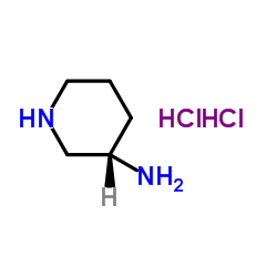 (S)-3-氨基哌啶双盐酸盐结构式