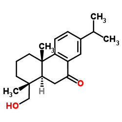 18-Hydroxyabieta-8,11,13-trien-7-one Structure