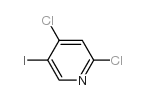 2,4-二氯-5-碘吡啶结构式