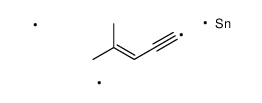 trimethyl(4-methylpent-3-en-1-ynyl)stannane Structure
