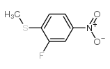 2-Fluoro-4-Nitrothioanisole结构式