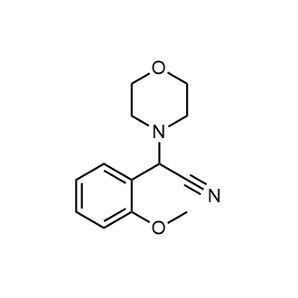 2-(2-methoxyphenyl)-2-morpholin-4-ylacetonitrile Structure
