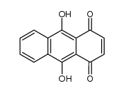 2,3-dihydro-9,10-dihydroxy-1,4-anthracenedione结构式