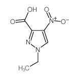 1-Ethyl-4-nitro-1H-pyrazole-3-carboxylic acid Structure