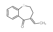 1-Benzothiepin-5(2H)-one,4-ethylidene-3,4-dihydro-结构式
