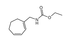 ethyl N-[(cyclohepta-1,3-dienyl)methyl]carbamate结构式