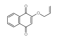 1,4-Naphthalenedione,2-(2-propen-1-yloxy)- Structure