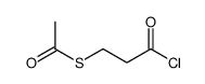 3-(乙酰基硫基)丙酰氯结构式