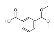 3-(dimethoxymethyl)benzoic acid结构式