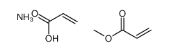 azanium,methyl prop-2-enoate,prop-2-enoate Structure