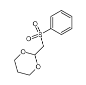 2-((phenylsulfonyl)methyl)-1,3-dioxane结构式