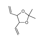 2,2-dimethyl-4,5-divinyl-1,3-dioxolane结构式