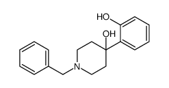 1-苯甲基-4-(2-羟基苯基)哌啶-4-醇结构式