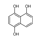naphthalene-1,4,5-triol结构式