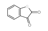 1-苯并噻吩-2,3-二酮结构式