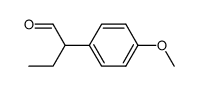 2-(4-methoxyphenyl)butaraldehyde Structure