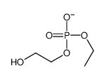 ethyl 2-hydroxyethyl phosphate Structure