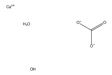 calcium,carbonic acid,dihydrogen phosphate,hydroxide结构式