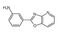 3-oxazolo[4,5-b]pyridin-2-yl-aniline结构式