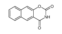 2H-Naphtho(2,3-e)-1,3-oxazin-2,4(3H)-dion结构式