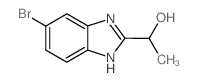 1-(5-溴-1H-苯并咪唑-2-基)乙醇结构式