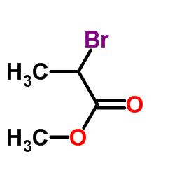 Methyl 2-bromopropionate structure
