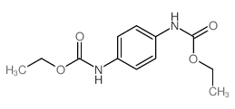 N-[4-(乙氧羰基氨基)苯基]氨基甲酸乙酯结构式