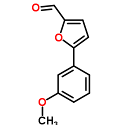 5-(3-METHOXY-PHENYL)-FURAN-2-CARBALDEHYDE结构式