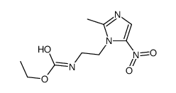 ethyl N-[2-(2-methyl-5-nitroimidazol-1-yl)ethyl]carbamate Structure