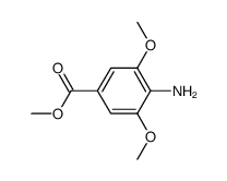 4-amino-3,5-dimethoxy-benzoic acid methyl ester结构式
