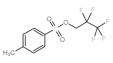 对甲苯磺酸-2,2,3,3,3-五氟丙酯结构式