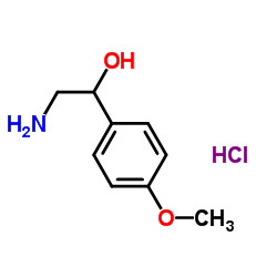 2-羟基-2-(4-甲氧基苯基)乙胺盐酸盐结构式