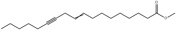 9-Octadecen-12-ynoic acid methyl ester Structure