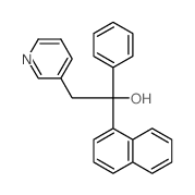 3-Pyridineethanol, a-1-naphthalenyl-a-phenyl- structure