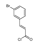 3-(3-bromophenyl)prop-2-enoyl chloride Structure