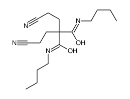 N,N'-dibutyl-2,2-bis(2-cyanoethyl)propanediamide结构式