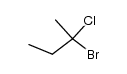 2-bromo-2-chloro-butane Structure