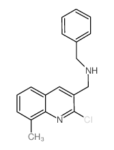 3-Quinolinemethanamine,2-chloro-8-methyl-N-(phenylmethyl)-(9CI) picture